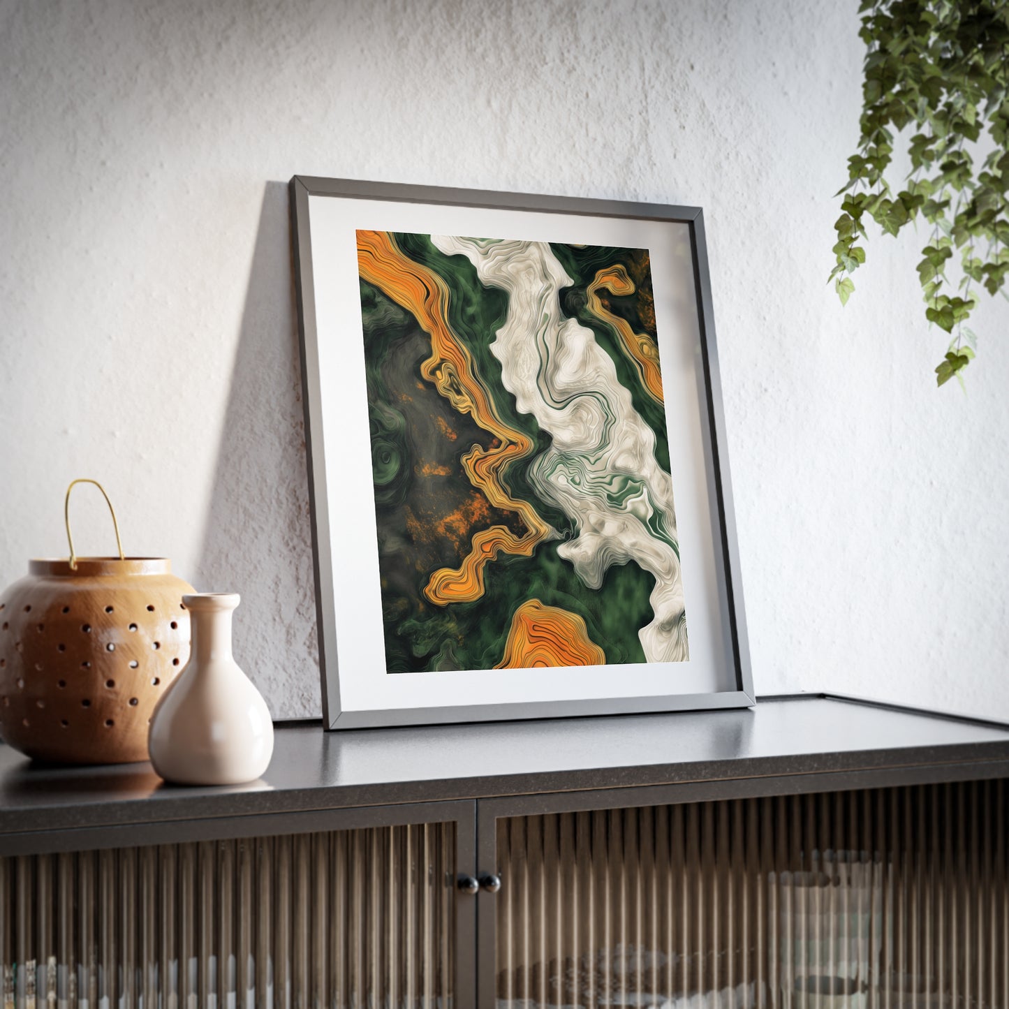 Wall Art, Abstract and Deformed Contours