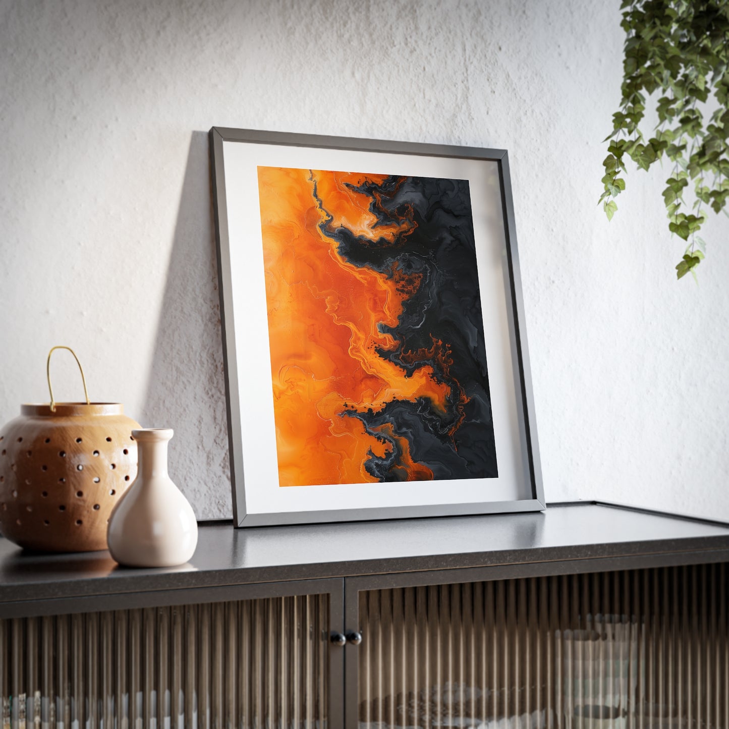Wall Art, Abstract Lava on rock