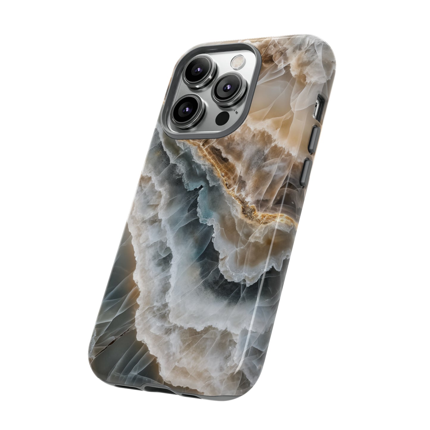 White Onyx Marble Printed Phone Cases