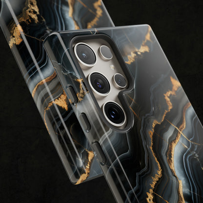 Black Marble Phone Cases