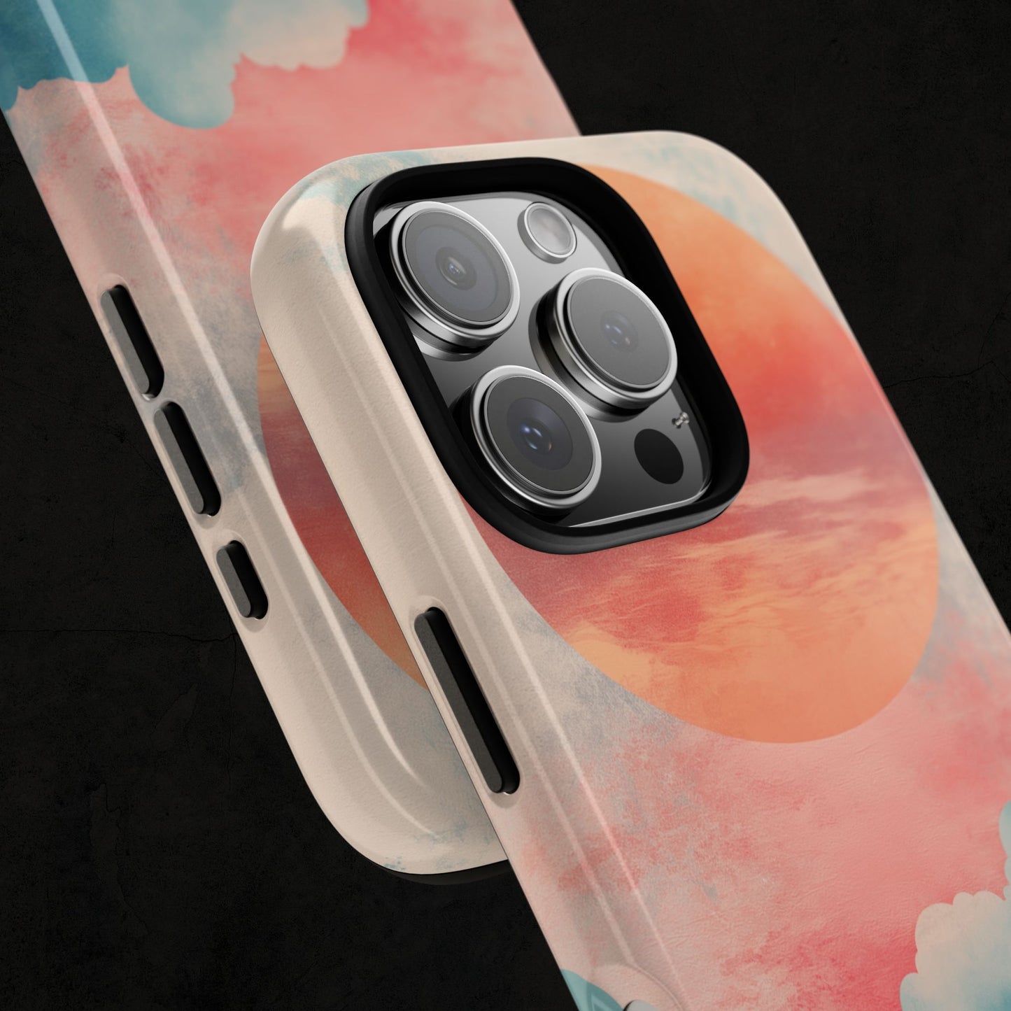 Abstract Sunset & Ocean Phone Cases