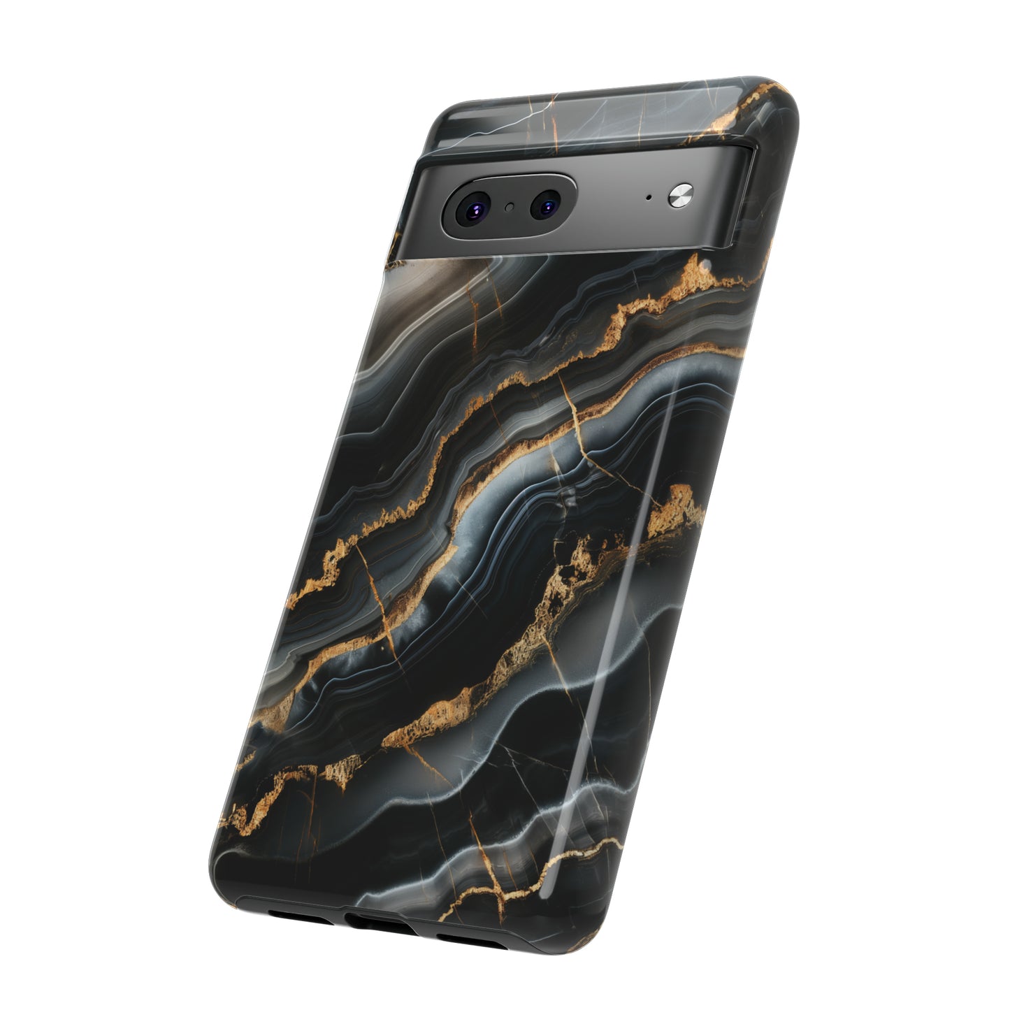 Black Marble Phone Cases