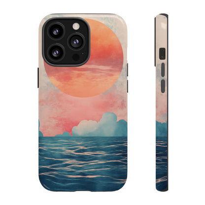 Abstract Sunset & Ocean Phone Cases