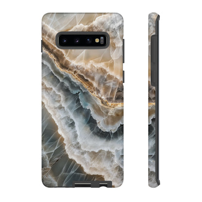 White Onyx Marble Printed Phone Cases