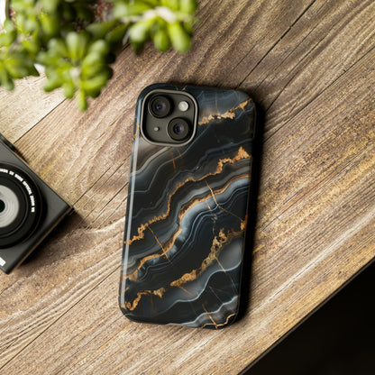 Black Marble Phone Cases