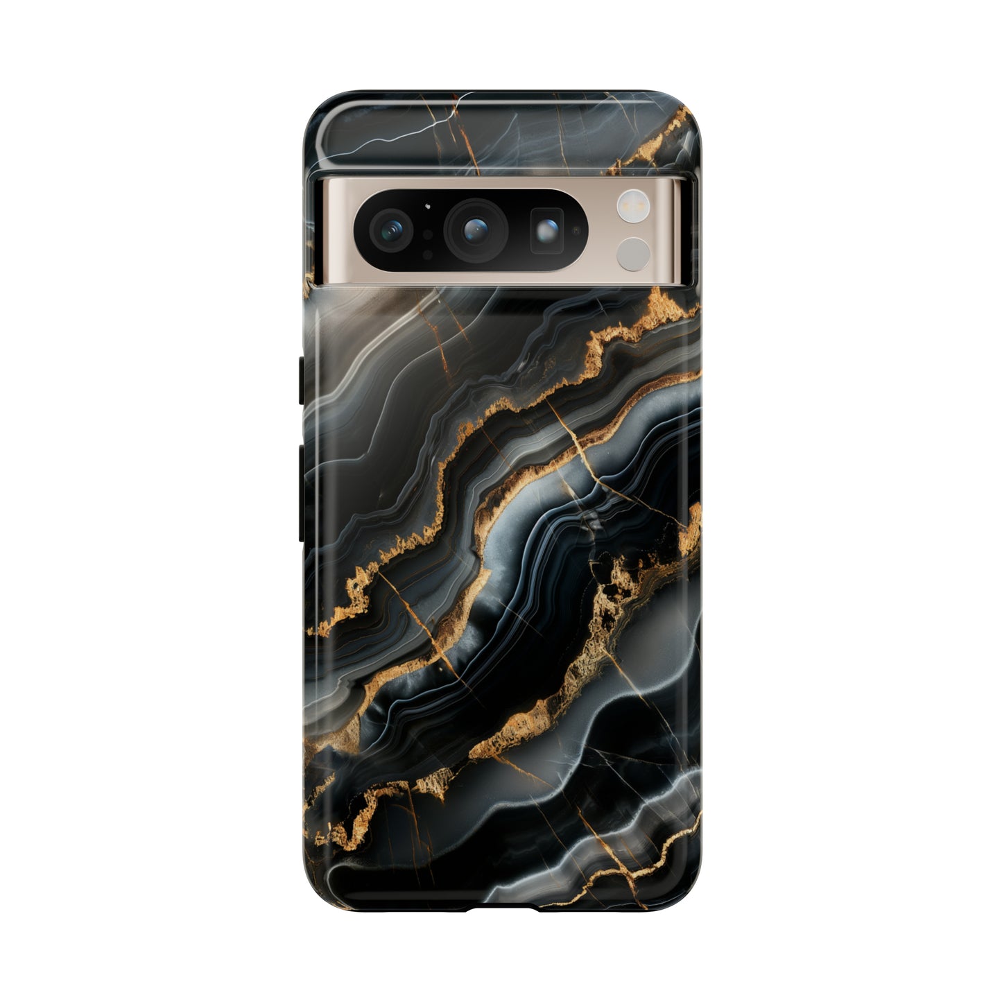 Black Marble Phone Cases