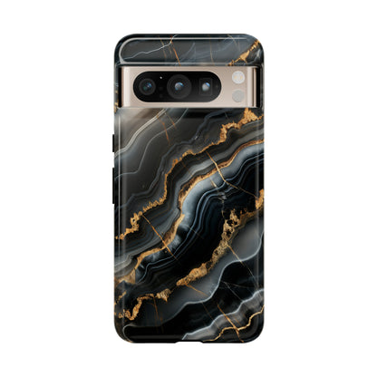 Black Marble Phone Cases