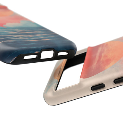 Abstract Sunset & Ocean Phone Cases