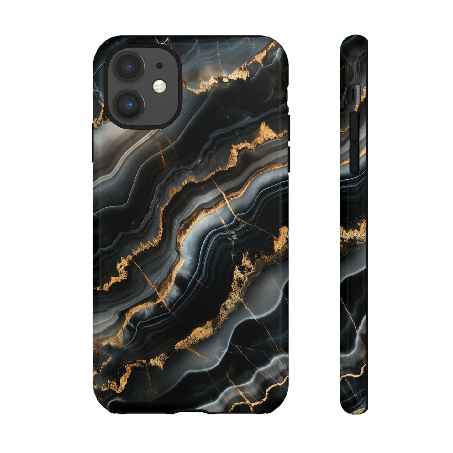 Black Marble Phone Cases