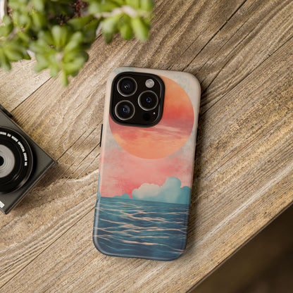 Abstract Sunset & Ocean Phone Cases