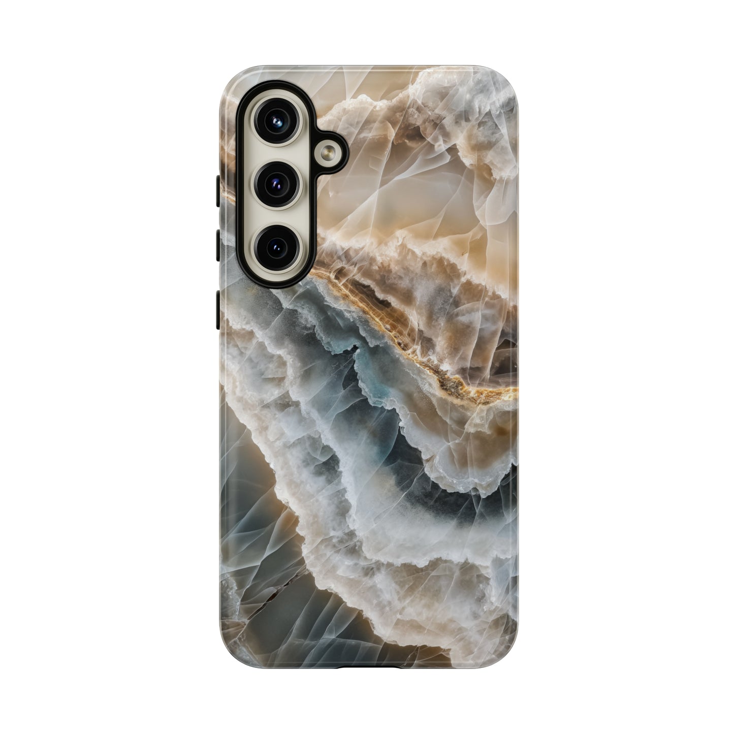 White Onyx Marble Printed Phone Cases
