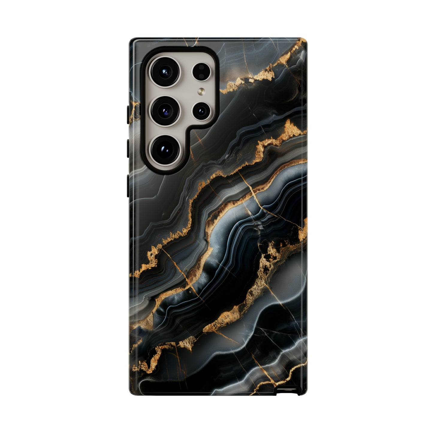 Black Marble Phone Cases