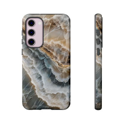 White Onyx Marble Printed Phone Cases