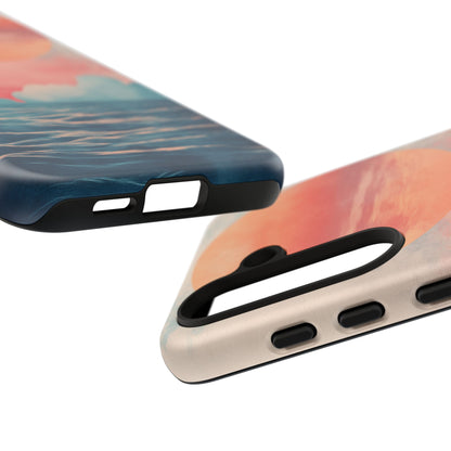 Abstract Sunset & Ocean Phone Cases
