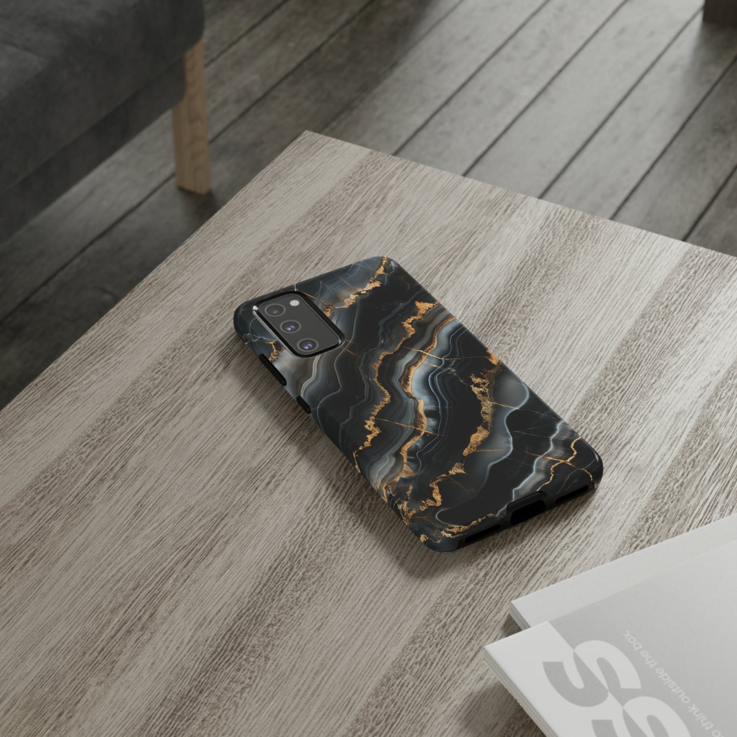 Black Marble Phone Cases