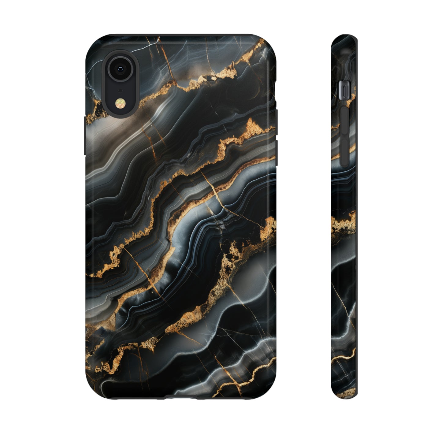 Black Marble Phone Cases