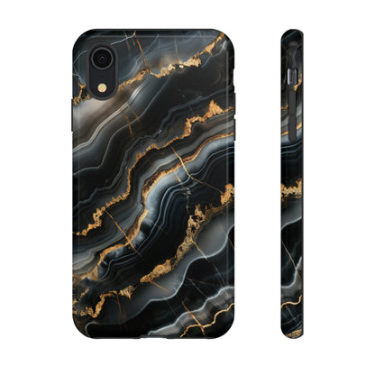 Black Marble Phone Cases