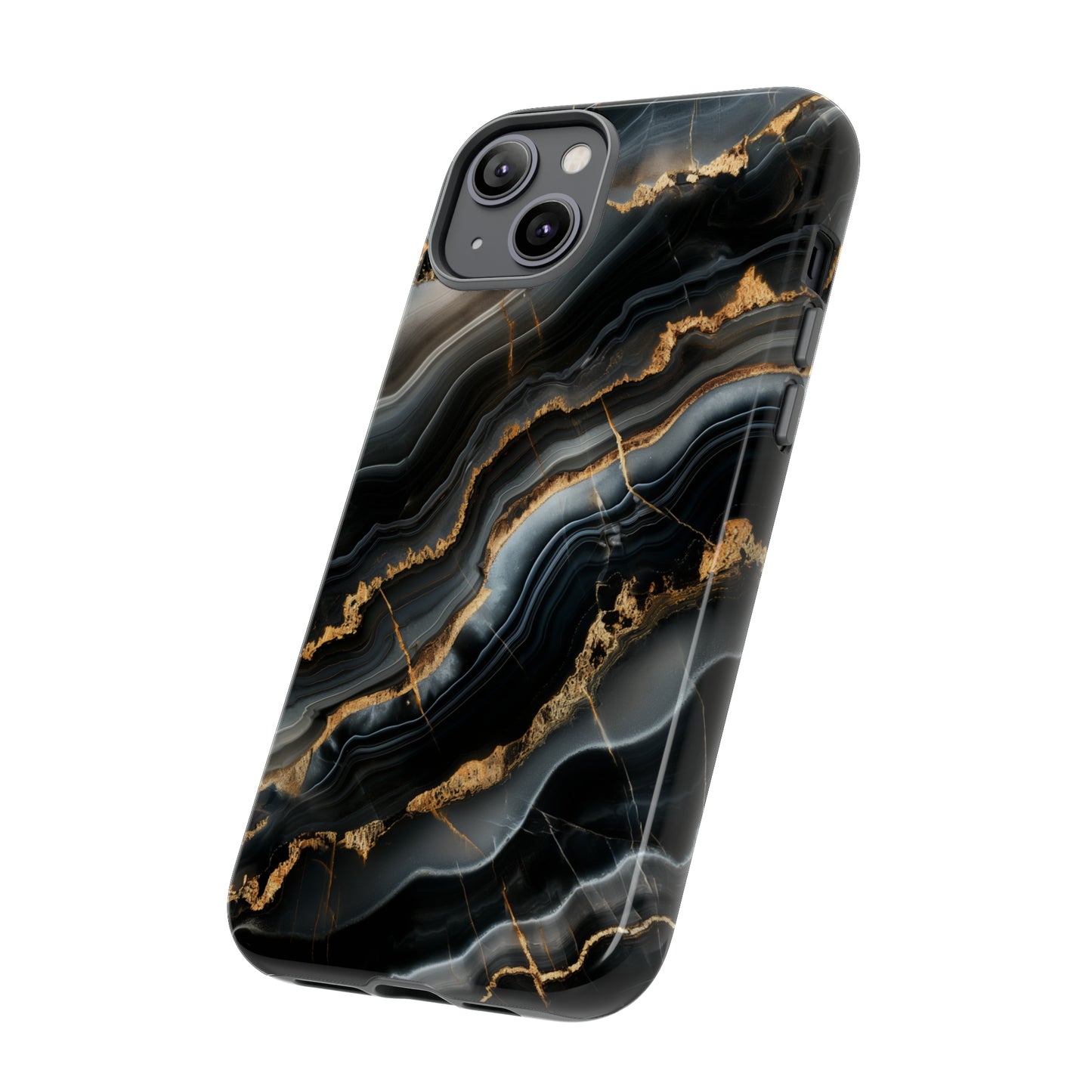 Black Marble Phone Cases
