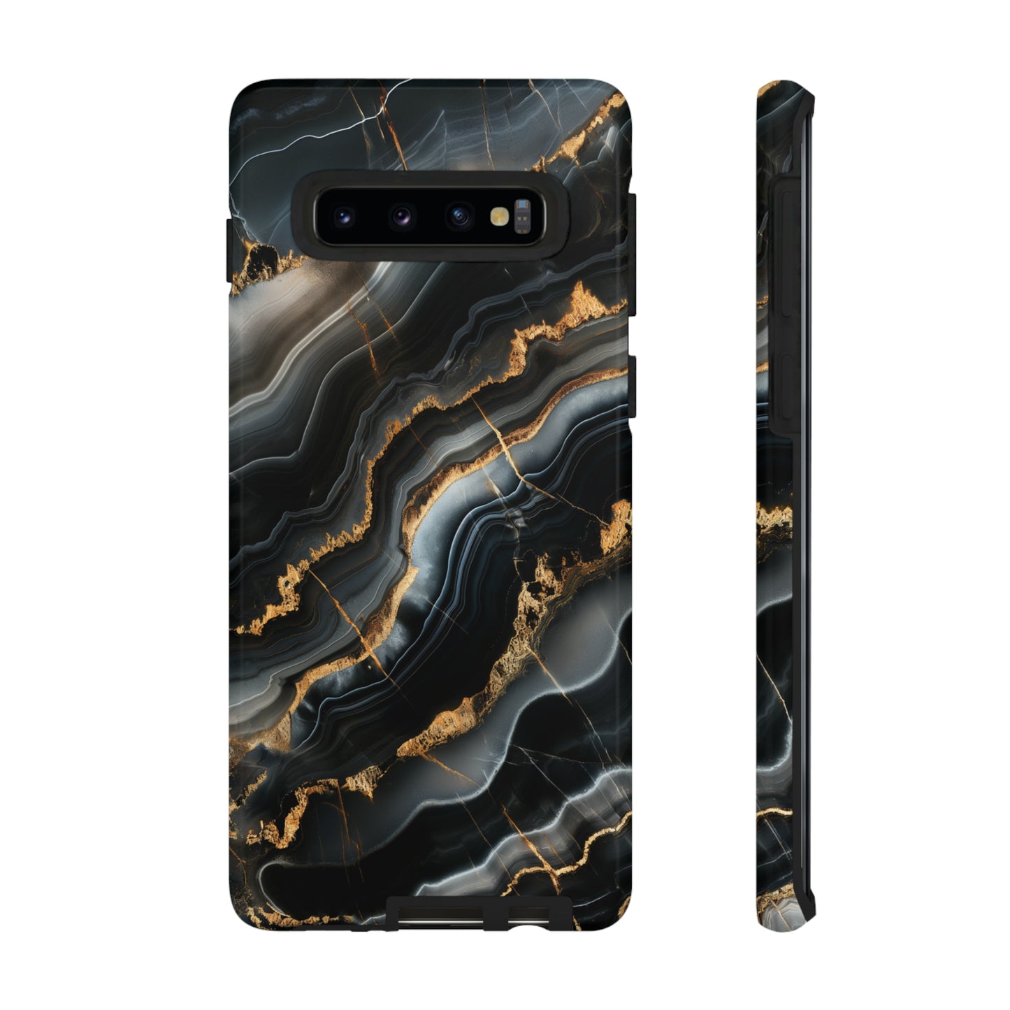 Black Marble Phone Cases
