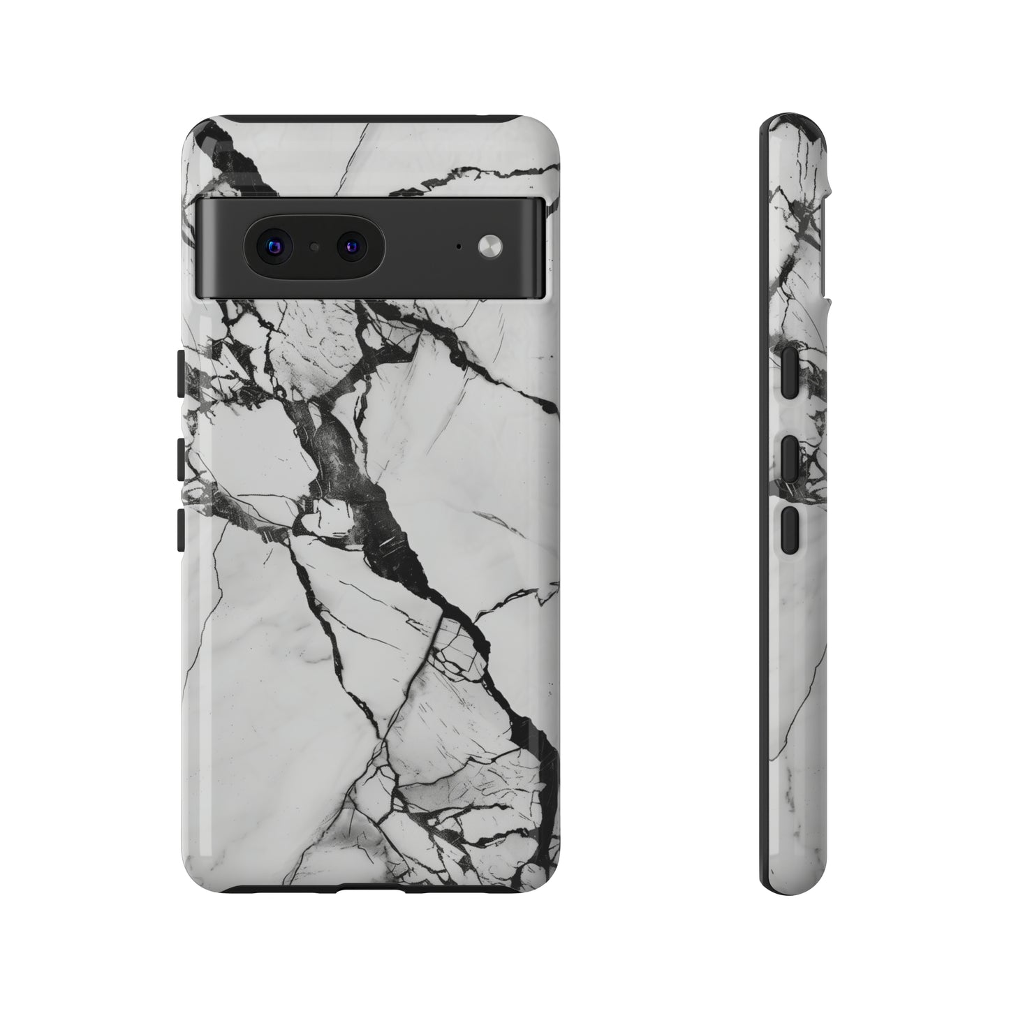 White Marble Phone Cases