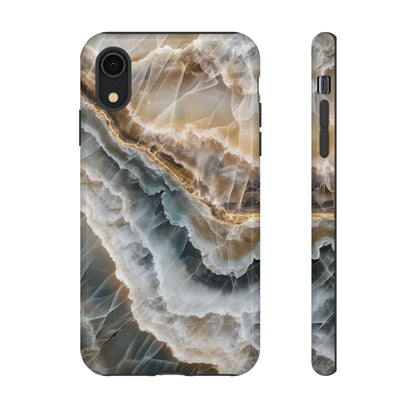 White Onyx Marble Printed Phone Cases