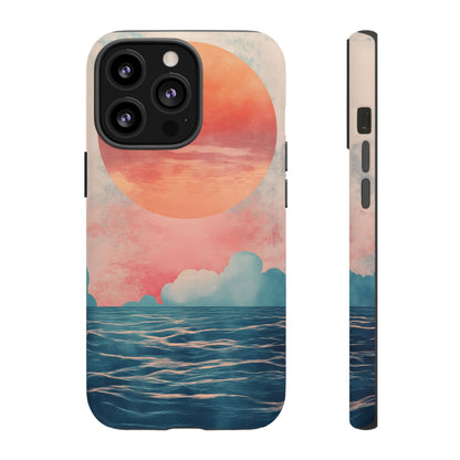 Abstract Sunset & Ocean Phone Cases