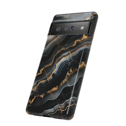 Black Marble Phone Cases
