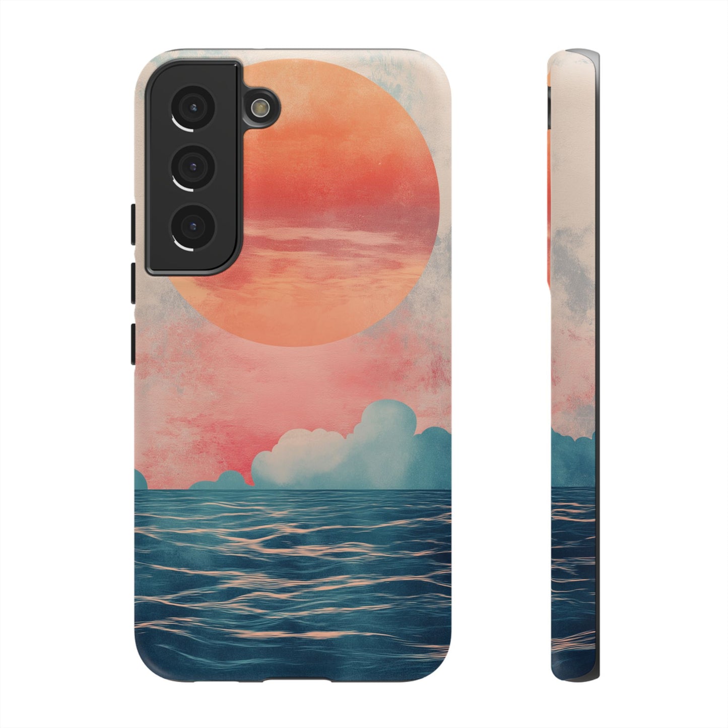 Abstract Sunset & Ocean Phone Cases