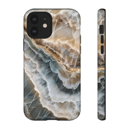 White Onyx Marble Printed Phone Cases