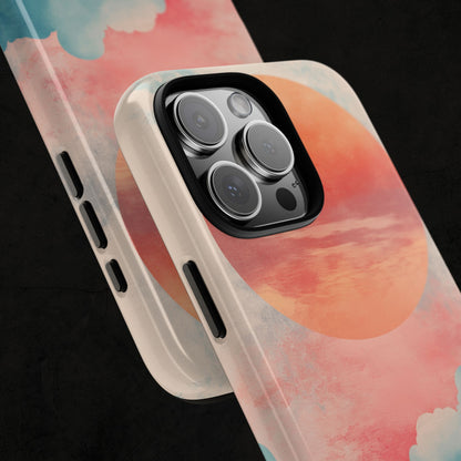 Abstract Sunset & Ocean Phone Cases