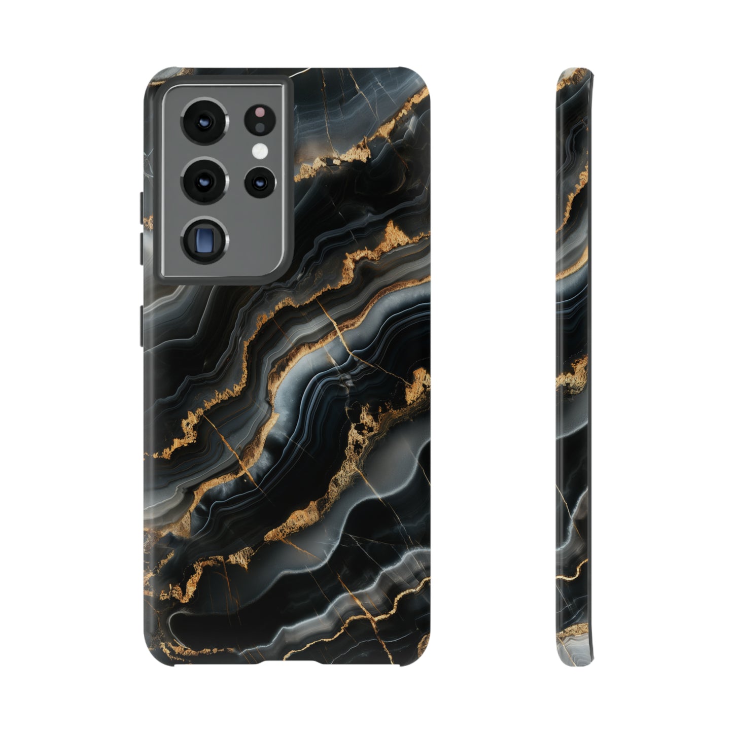 Black Marble Phone Cases