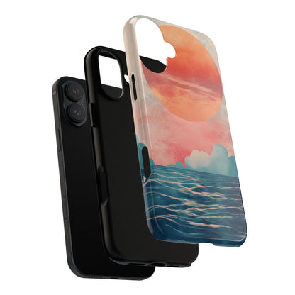 Abstract Sunset & Ocean Phone Cases