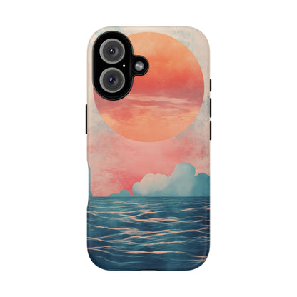 Abstract Sunset & Ocean Phone Cases