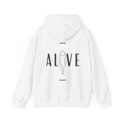 Alive graphic - Heavy Hooded Sweatshirt