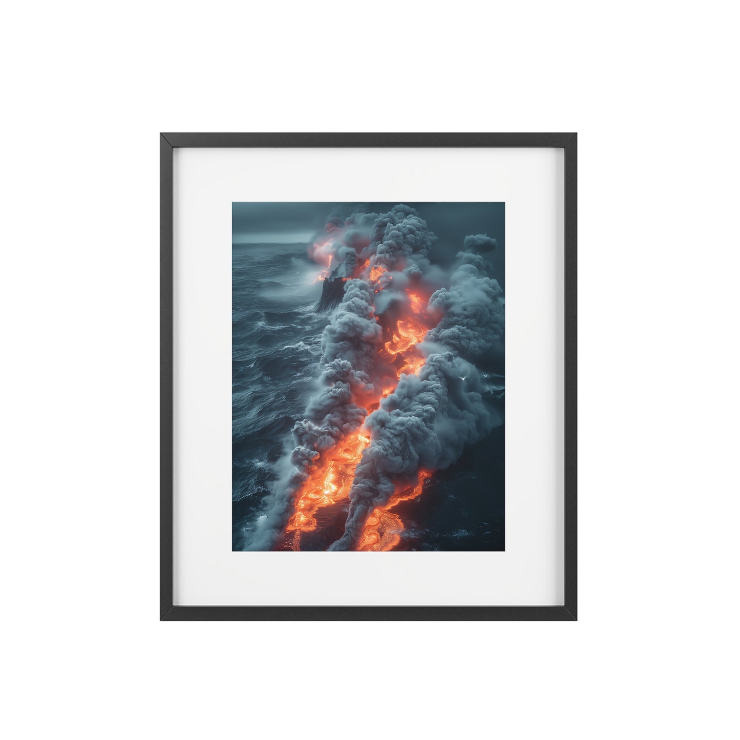 Wall Art, Volcanic eruption in Ocean
