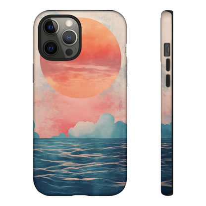 Abstract Sunset & Ocean Phone Cases