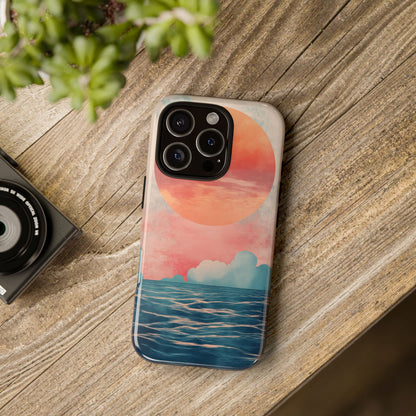 Abstract Sunset & Ocean Phone Cases