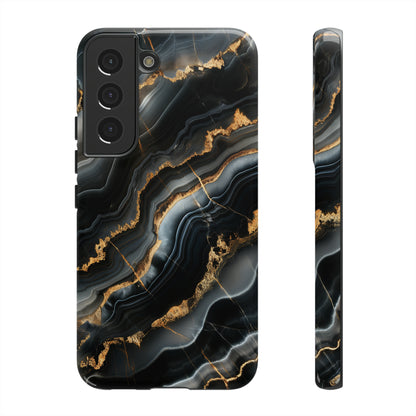 Black Marble Phone Cases