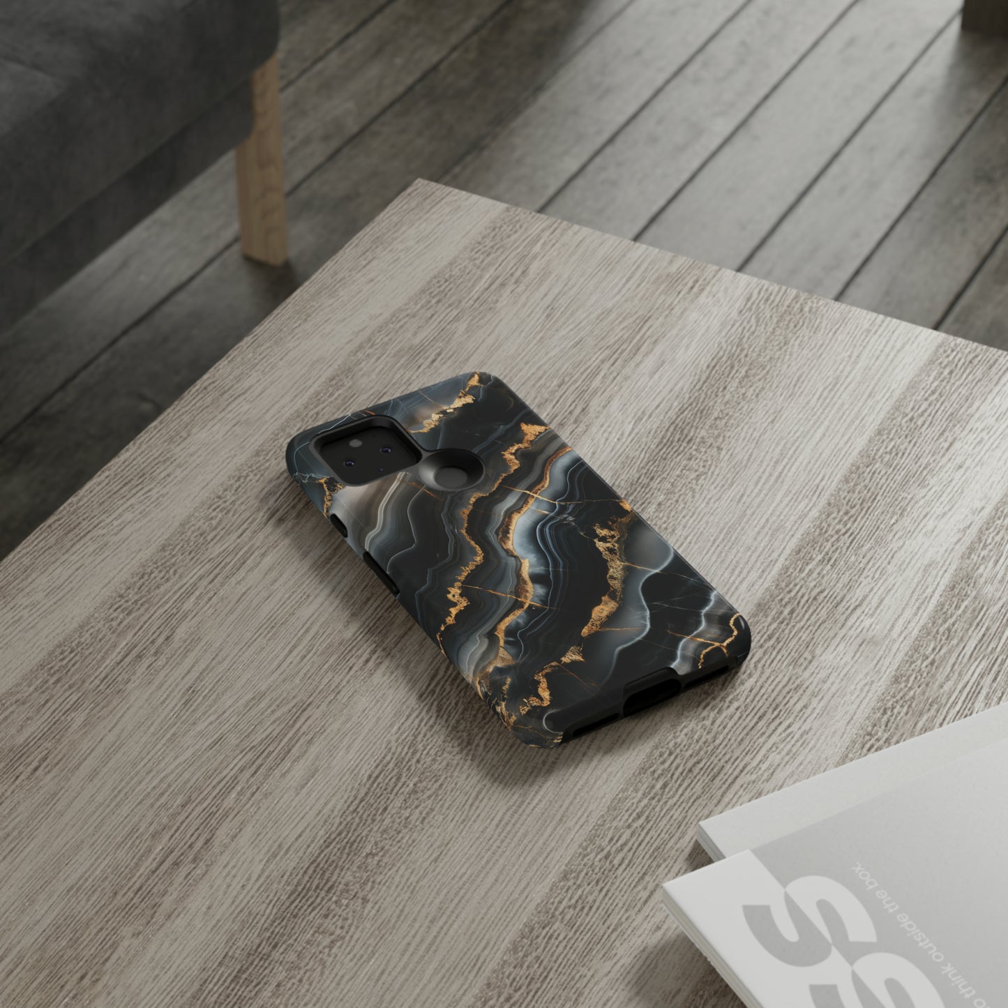 Black Marble Phone Cases