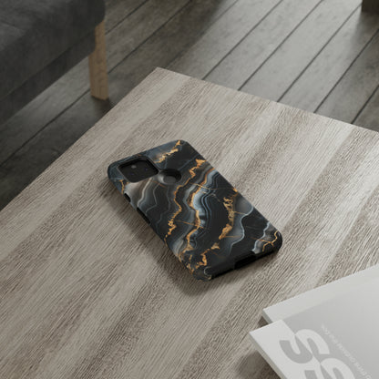 Black Marble Phone Cases