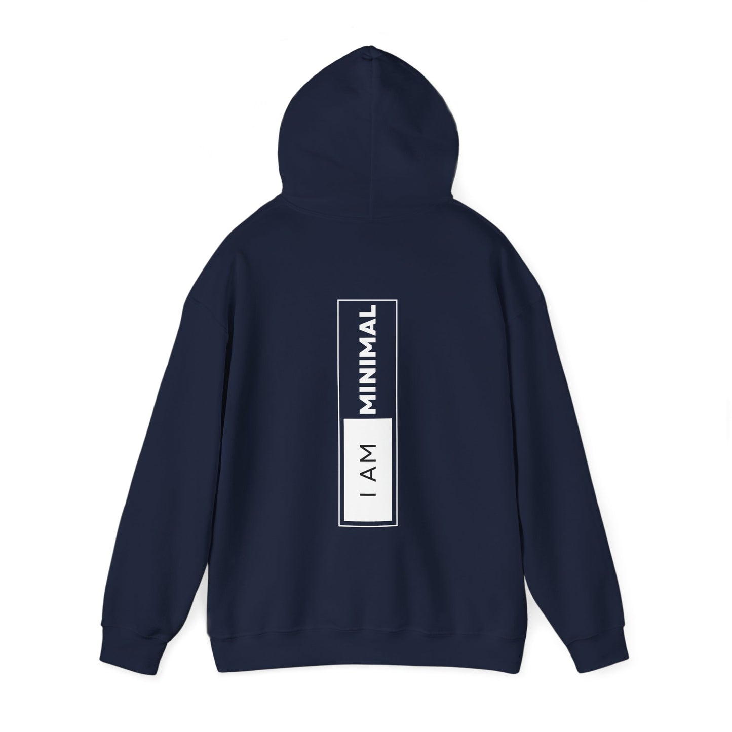 I am Minimal - Heavy Hooded Sweatshirt