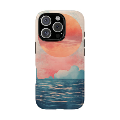 Abstract Sunset & Ocean Phone Cases