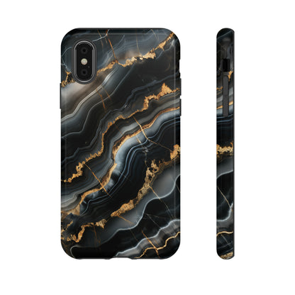 Black Marble Phone Cases