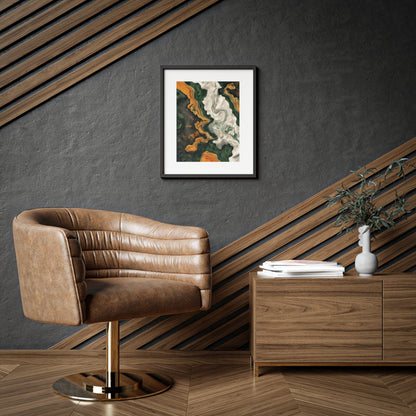 Wall Art, Abstract and Deformed Contours