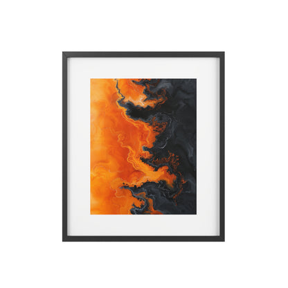 Wall Art, Abstract Lava on rock