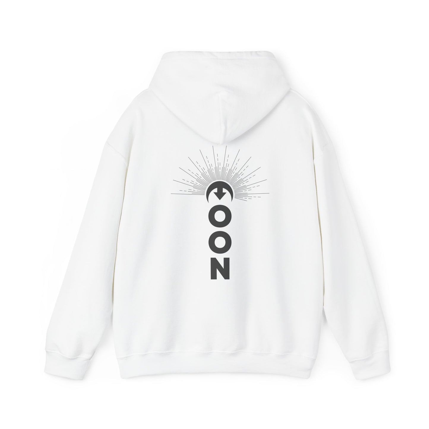 Moon graphic - Heavy Hooded Sweatshirt