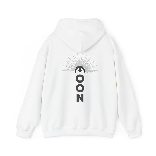 Moon graphic - Heavy Hooded Sweatshirt