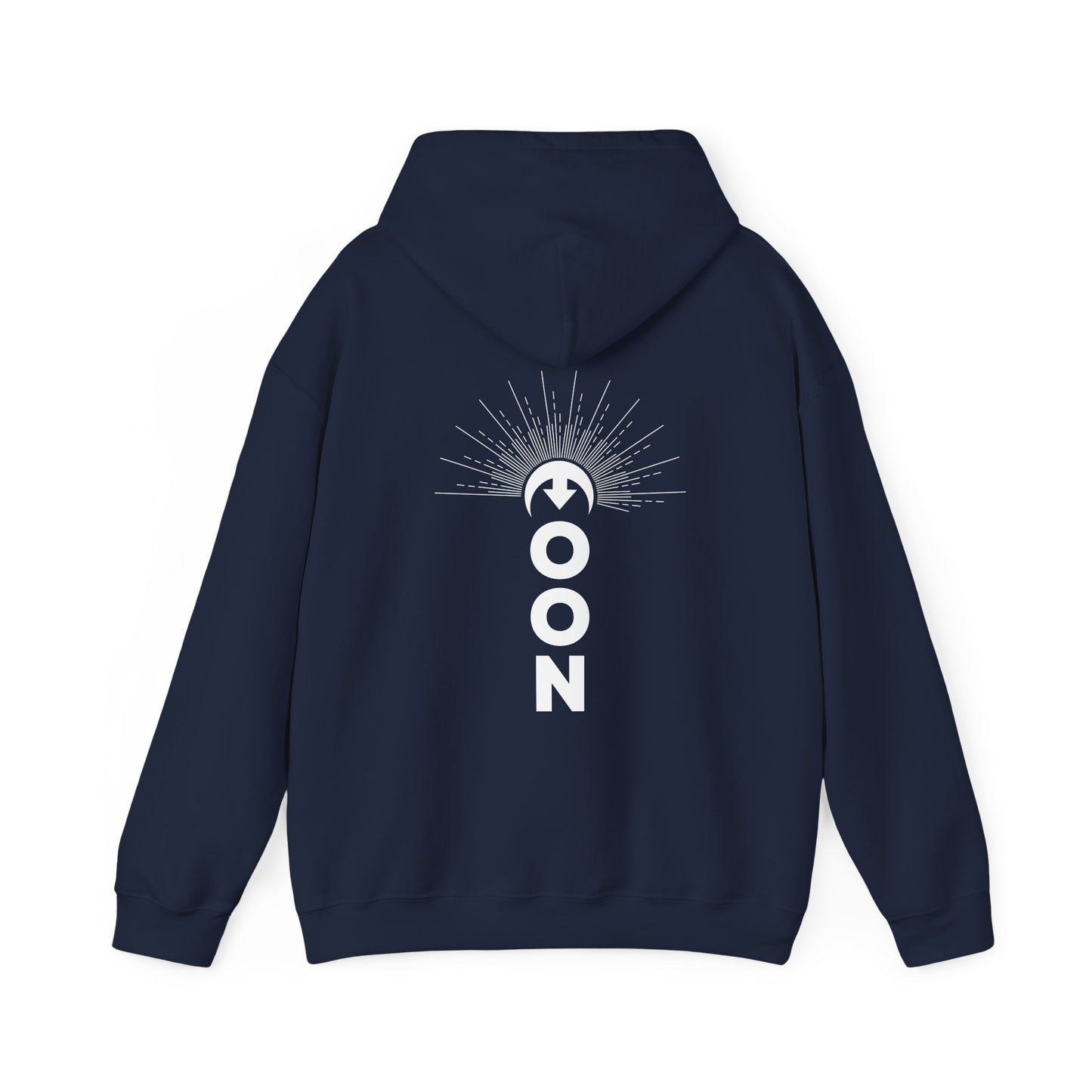 Moon graphic - Heavy Hooded Sweatshirt