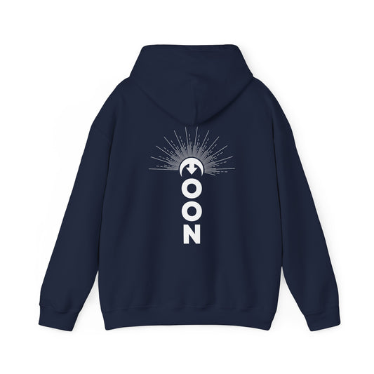 Moon graphic - Heavy Hooded Sweatshirt