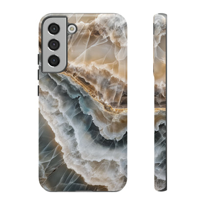 White Onyx Marble Printed Phone Cases